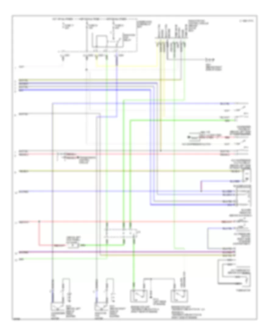 AC Wiring Diagram (2 of 2) for Honda Accord DX 1997