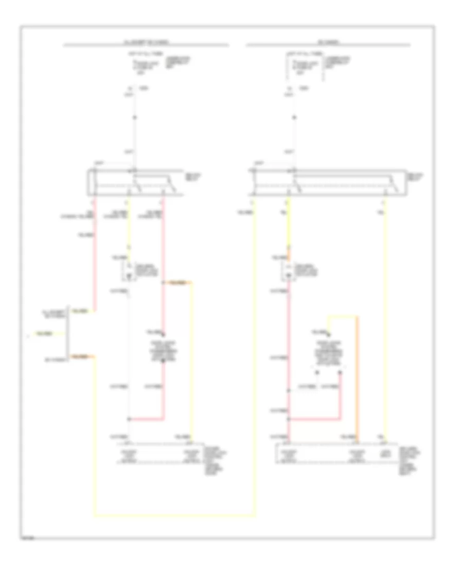 Anti-theft Wiring Diagram, Except SE (2 of 2) for Honda Accord DX 1997