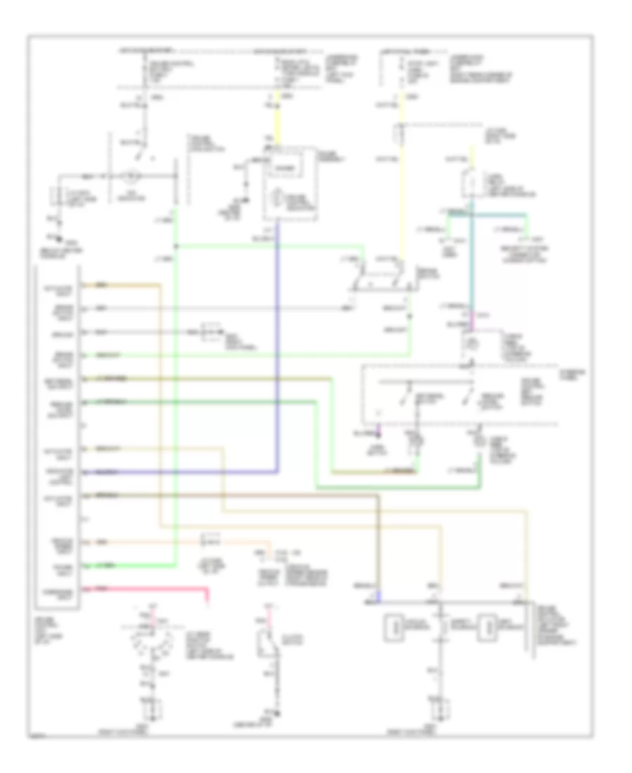 Cruise Control Wiring Diagram for Honda Accord DX 1997