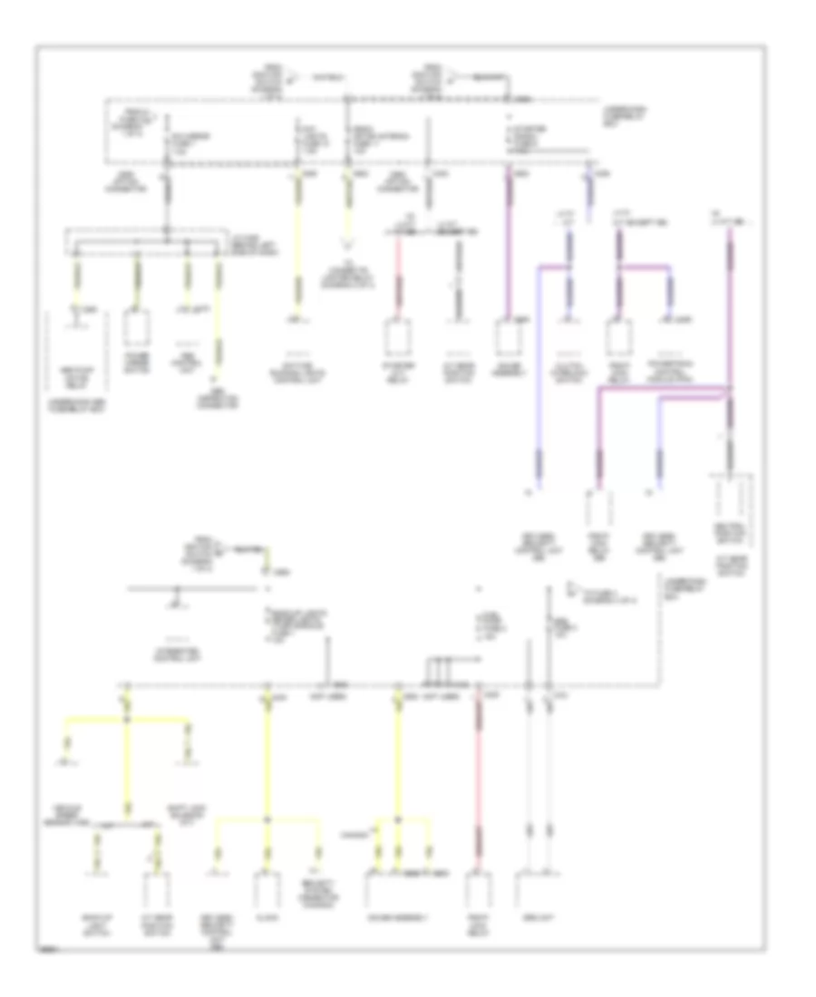 Power Distribution Wiring Diagram (3 of 4) for Honda Accord DX 1997
