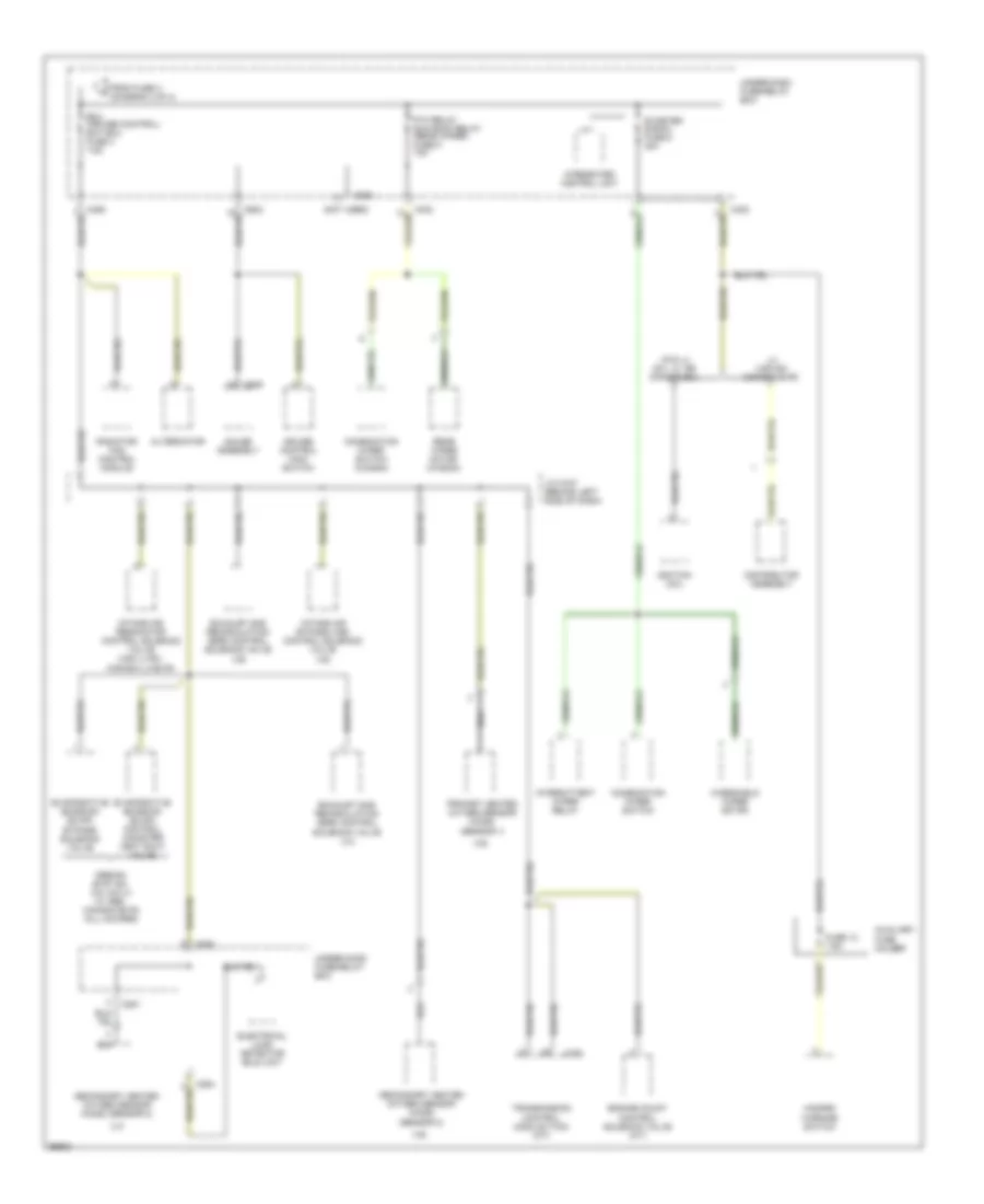 Power Distribution Wiring Diagram (4 of 4) for Honda Accord DX 1997