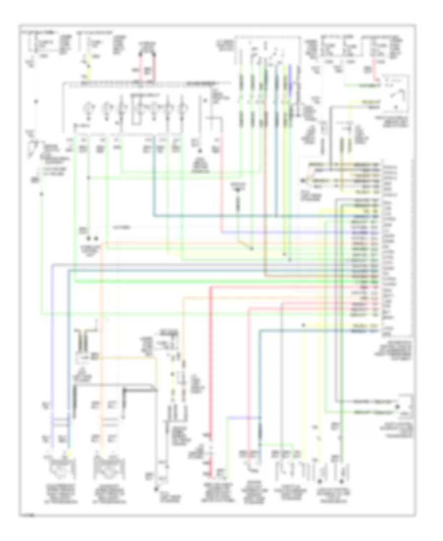 2 2L A T Wiring Diagram for Honda Accord DX 1997