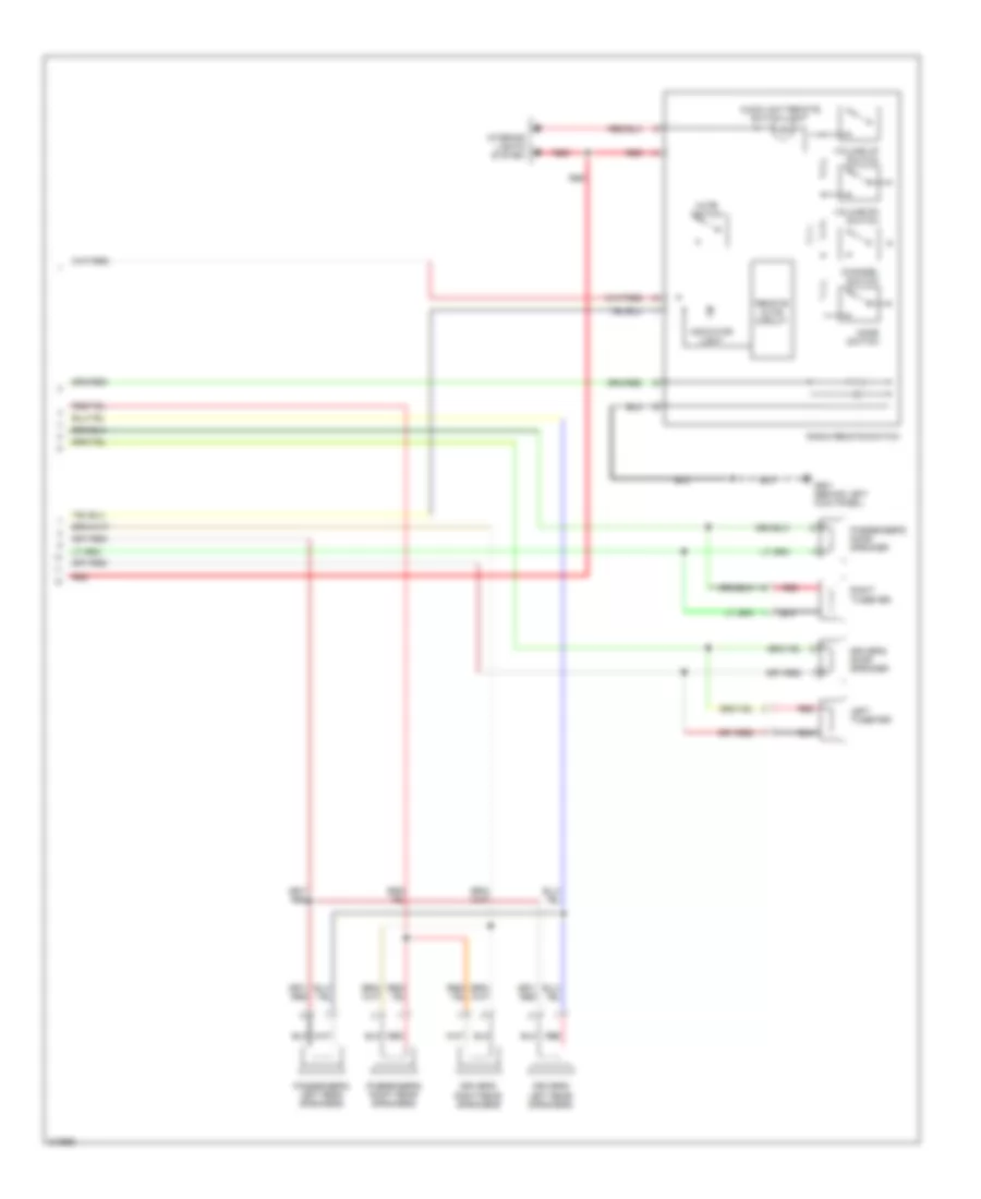 Radio Wiring Diagram, USA with CD Changer  with Satellite Radio (2 of 2) for Honda S2000 CR 2009