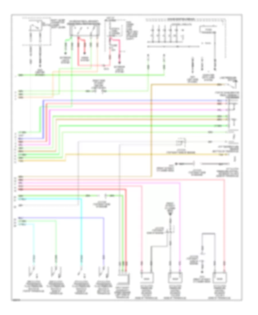 A T Wiring Diagram 6 Speed 2 of 2 for Honda Odyssey EX 2011