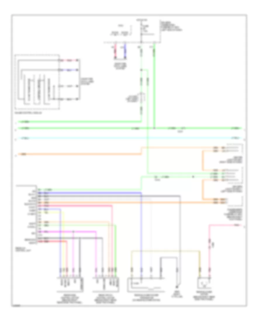 Manual A C Wiring Diagram 2 of 3 for Honda Odyssey EX 2011