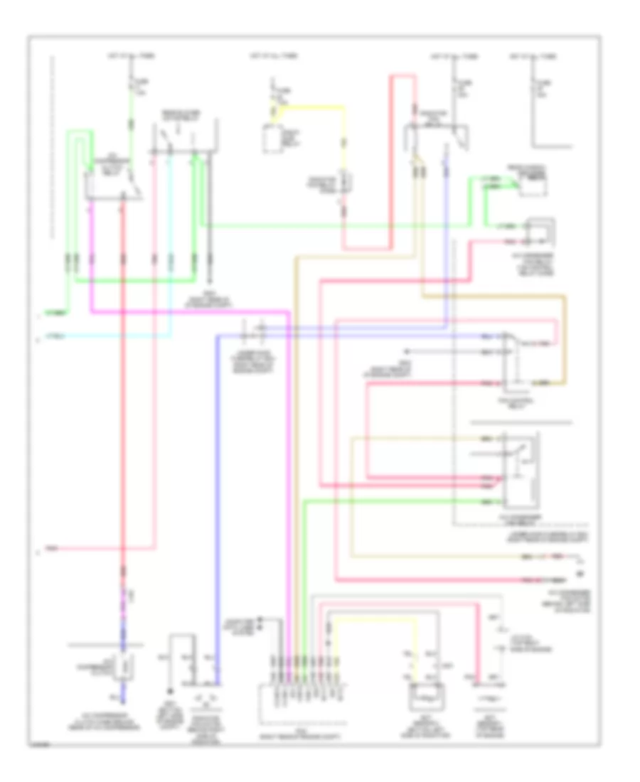 Manual A C Wiring Diagram 3 of 3 for Honda Odyssey EX 2011