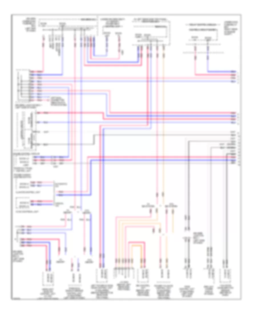 F-CAN  B-CAN Wiring Diagram (1 of 2) for Honda Odyssey EX 2011