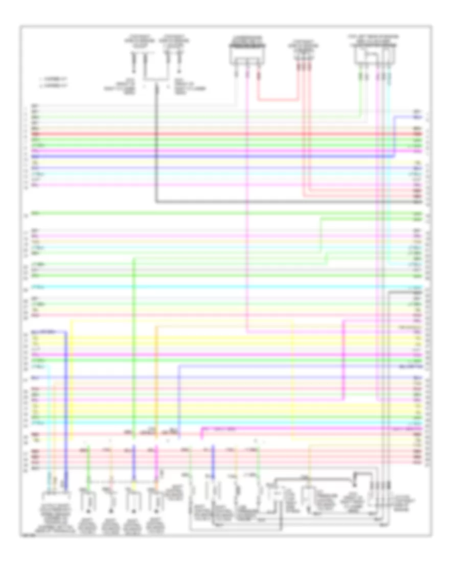 3.5L, Engine Performance Wiring Diagram (6 of 7) for Honda Odyssey EX 2011