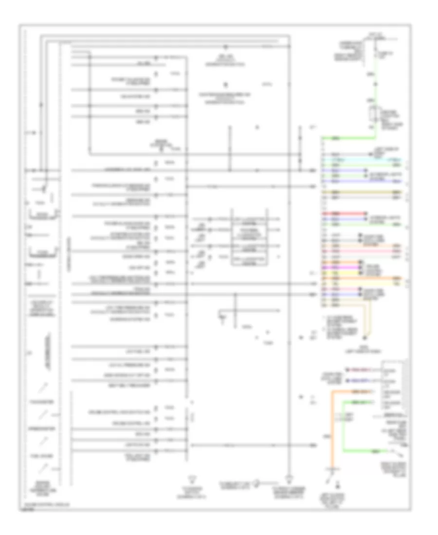 Instrument Cluster Wiring Diagram 1 of 3 for Honda Odyssey EX 2011