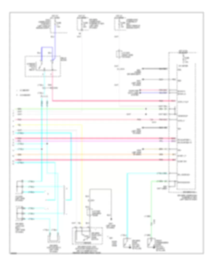 Courtesy Lamps Wiring Diagram 4 of 4 for Honda Odyssey EX 2011