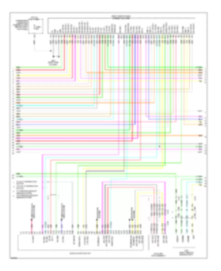 Navigation Wiring Diagram 4 of 5 for Honda Odyssey EX 2011