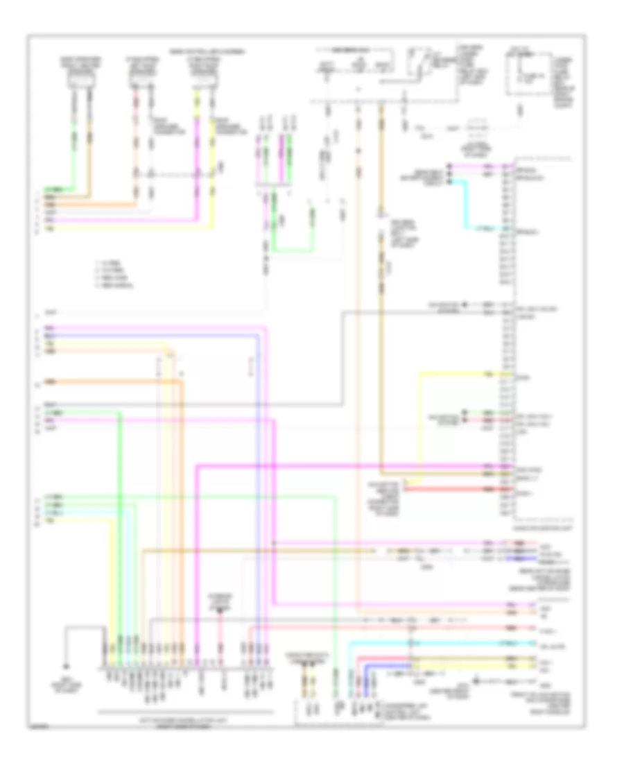 Navigation Wiring Diagram (5 of 5) for Honda Odyssey EX 2011