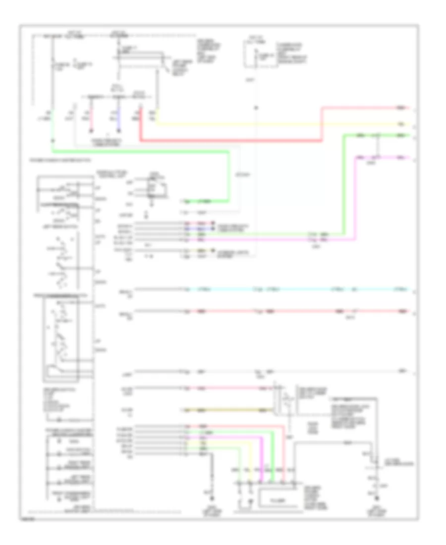 Power Windows Wiring Diagram 1 of 2 for Honda Odyssey EX 2011