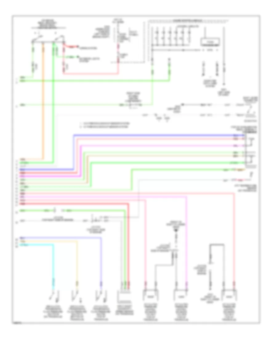 AT Wiring Diagram, 5 Speed (2 of 2) for Honda Odyssey EX 2011