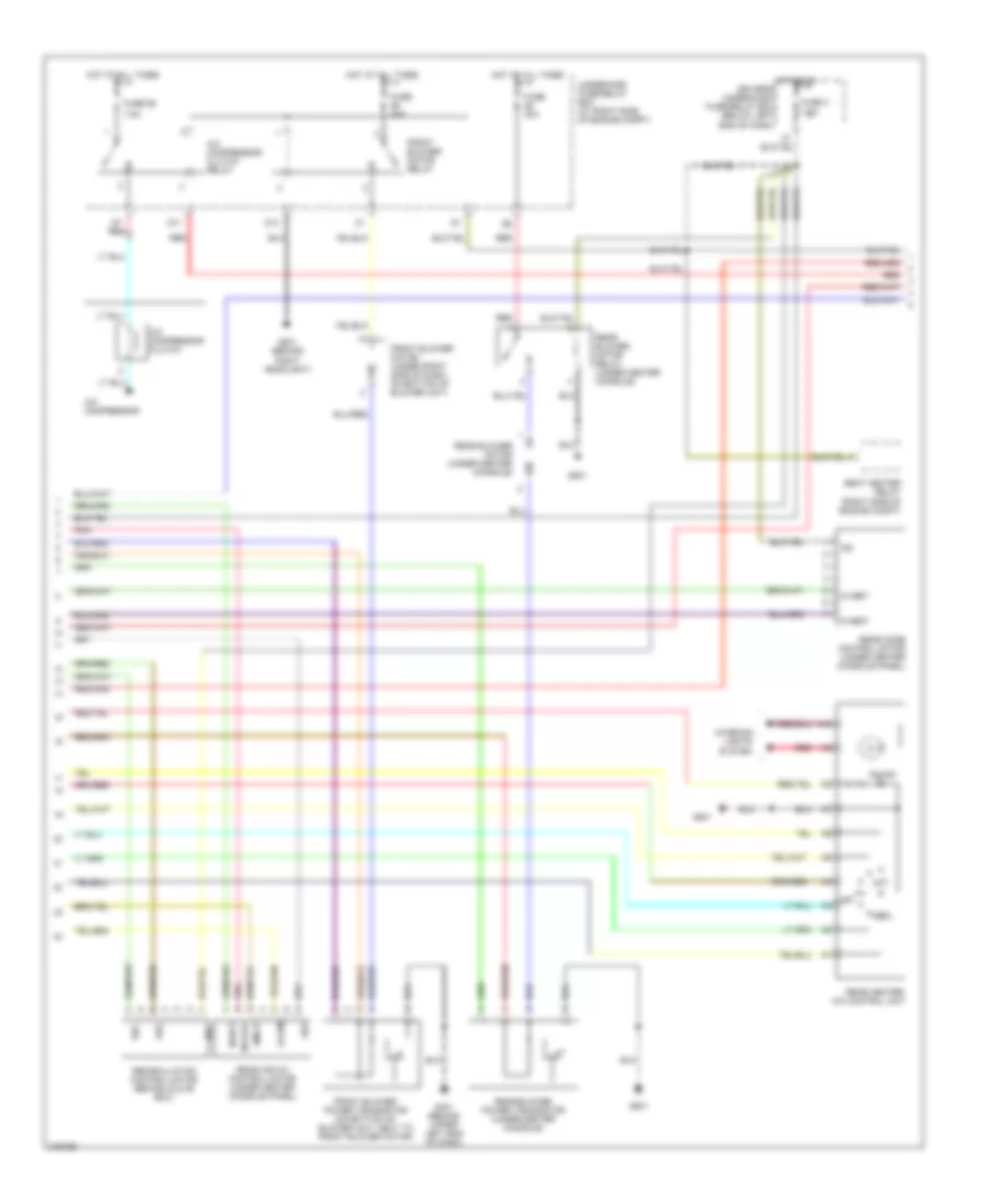 Automatic A C Wiring Diagram 2 of 3 for Honda Pilot LX 2006