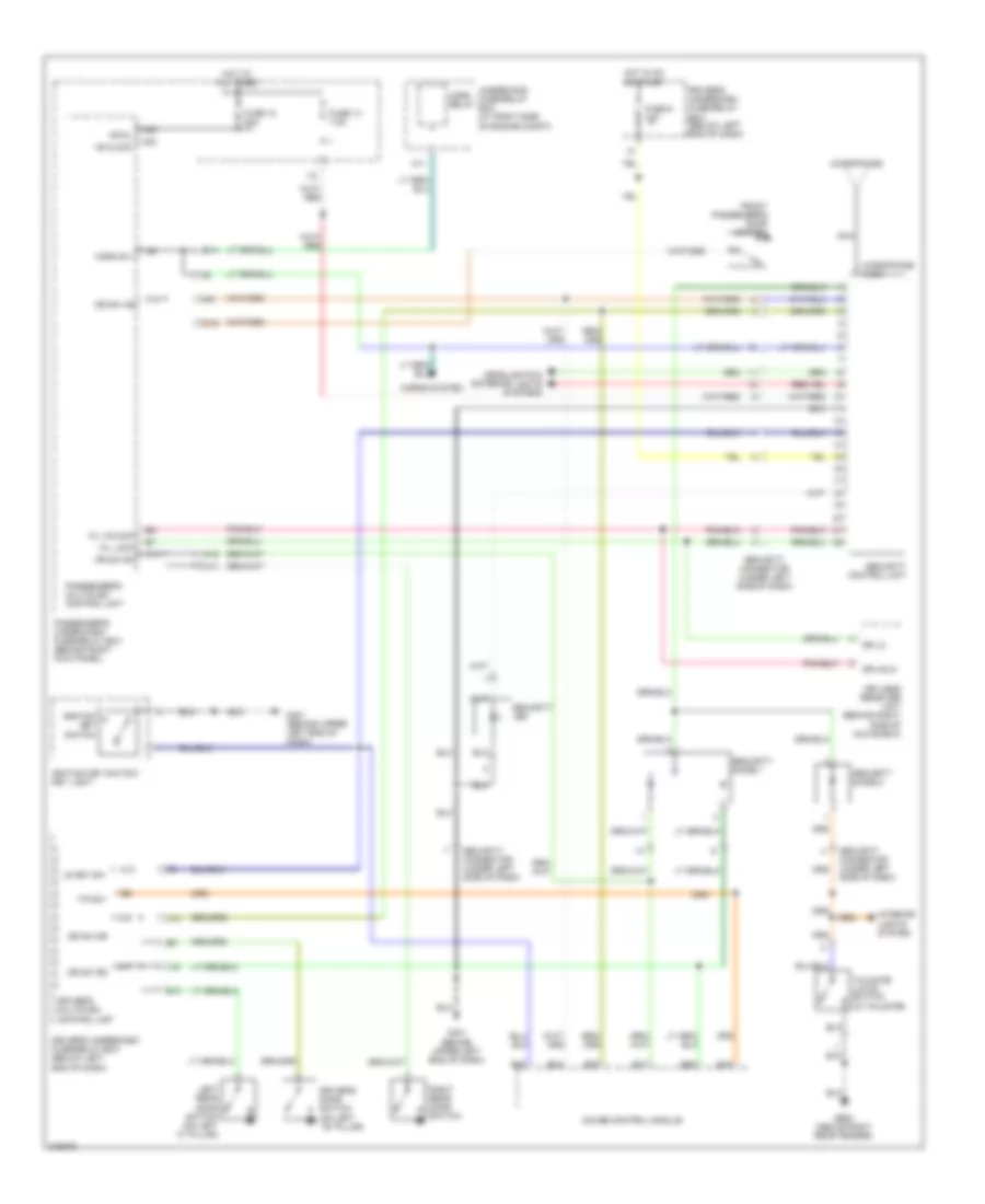 Forced Entry Wiring Diagram, LX for Honda Pilot LX 2006