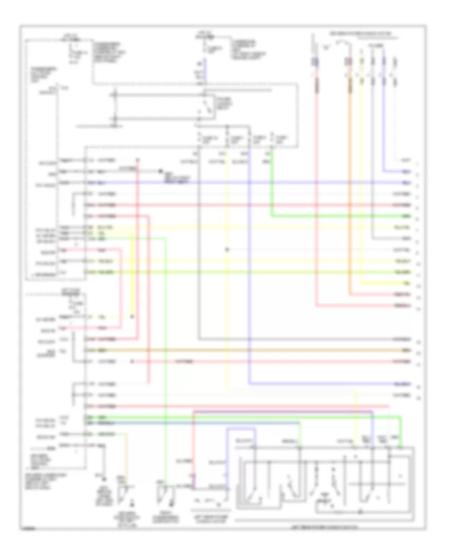 Power Windows Wiring Diagram 1 of 2 for Honda Pilot LX 2006