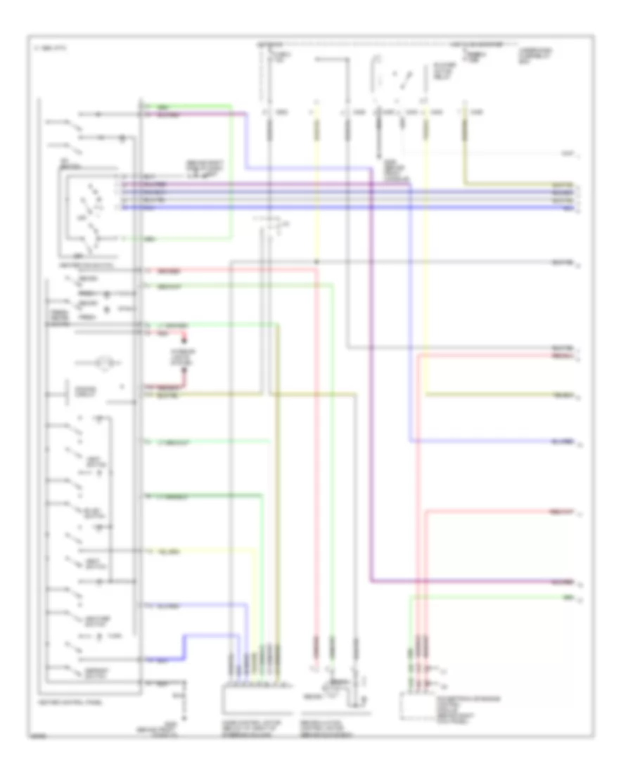 A C Wiring Diagram 1 of 2 for Honda Accord EX 1997