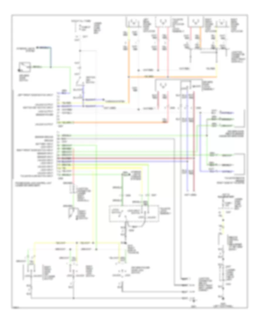 Power Door Lock Wiring Diagram with Keyless Entry Wagon EX Canada EX R for Honda Accord DX 1993