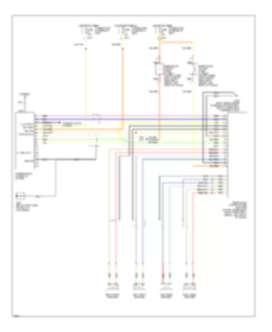 Radio Wiring Diagrams Coupe  Sedan with Bose for Honda Accord DX 1993