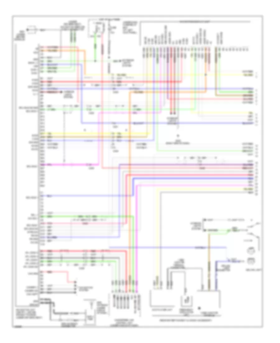 Navigation Wiring Diagram (1 of 4) for Honda Ridgeline SE 2014