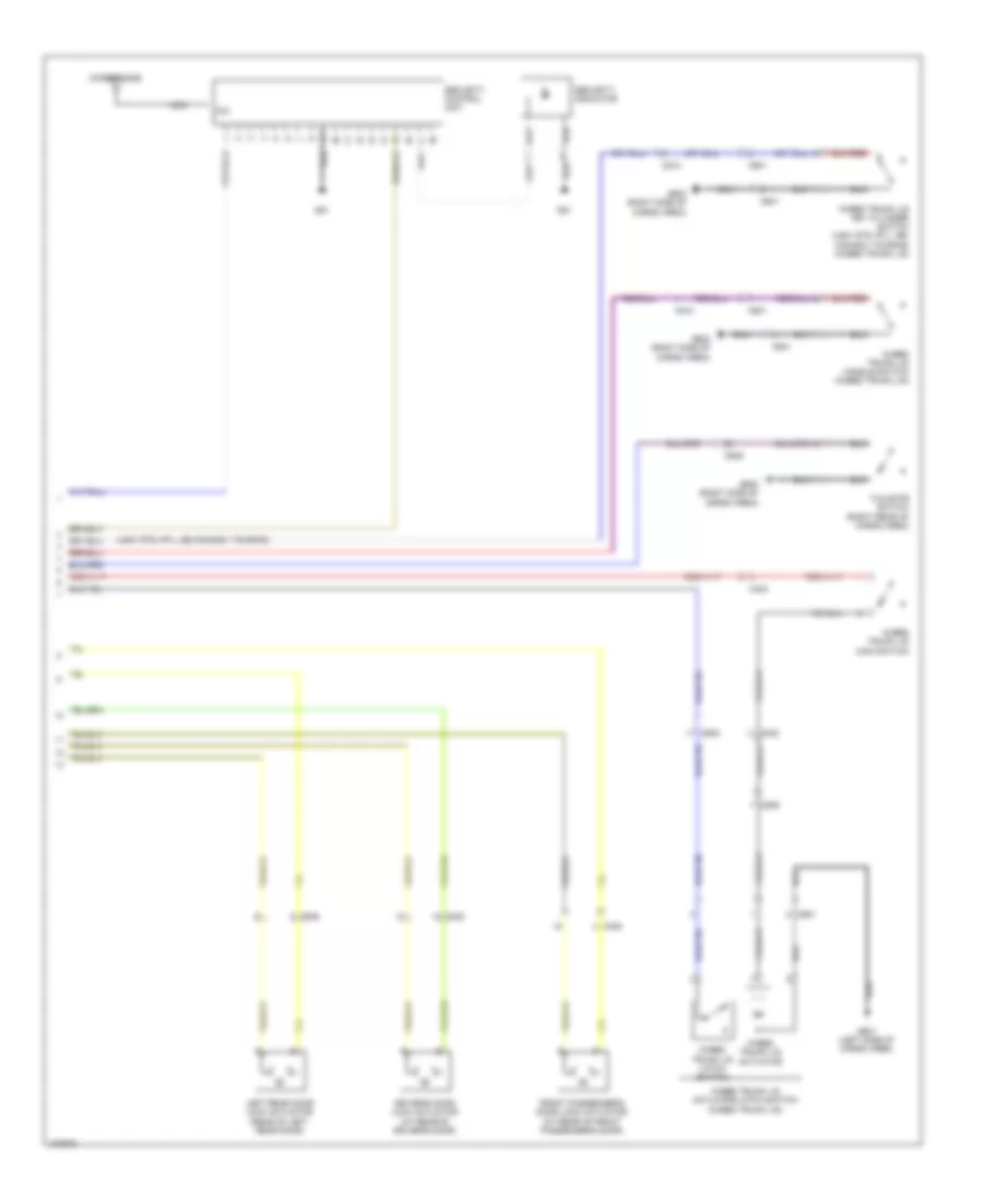 Power Door Locks Wiring Diagram (3 of 3) for Honda Ridgeline SE 2014