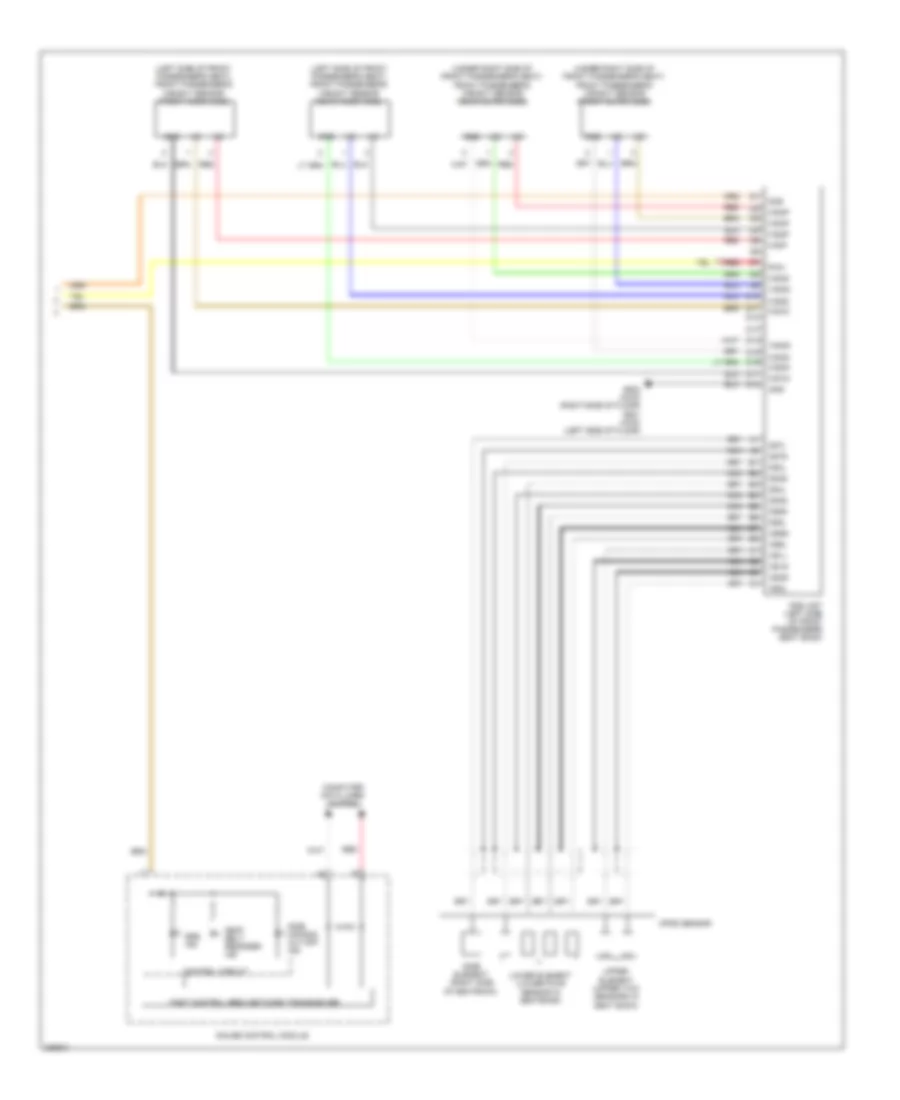 Supplemental Restraints Wiring Diagram (3 of 3) for Honda Accord Crosstour EX 2010