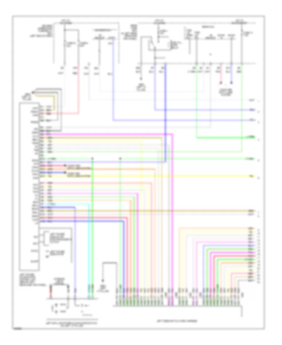 Power Sliding Door Wiring Diagram 1 of 4 for Honda Odyssey LX 2011