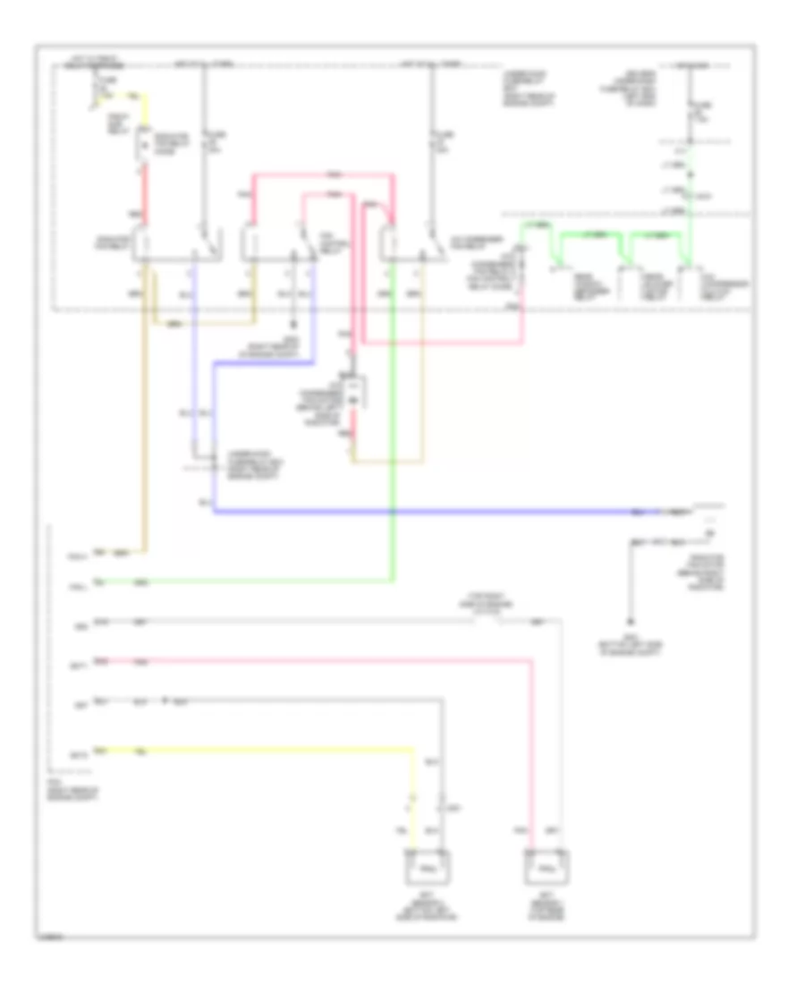 Cooling Fan Wiring Diagram for Honda Odyssey LX 2011