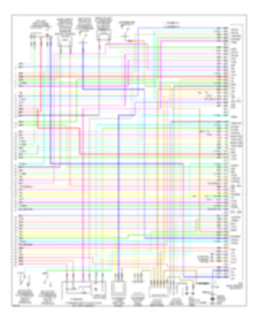 3.5L, Engine Performance Wiring Diagram (7 of 7) for Honda Odyssey LX 2011