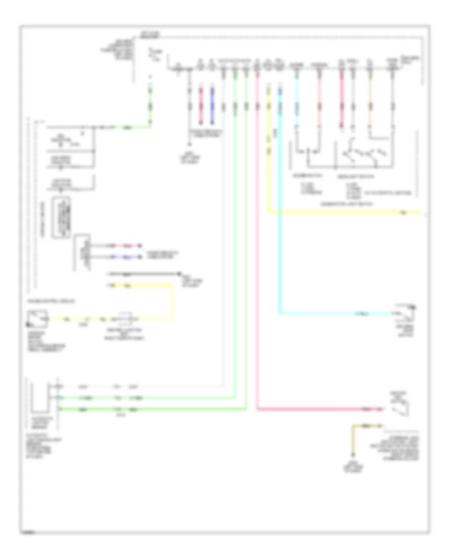 Headlamps Wiring Diagram 1 of 2 for Honda Odyssey LX 2011