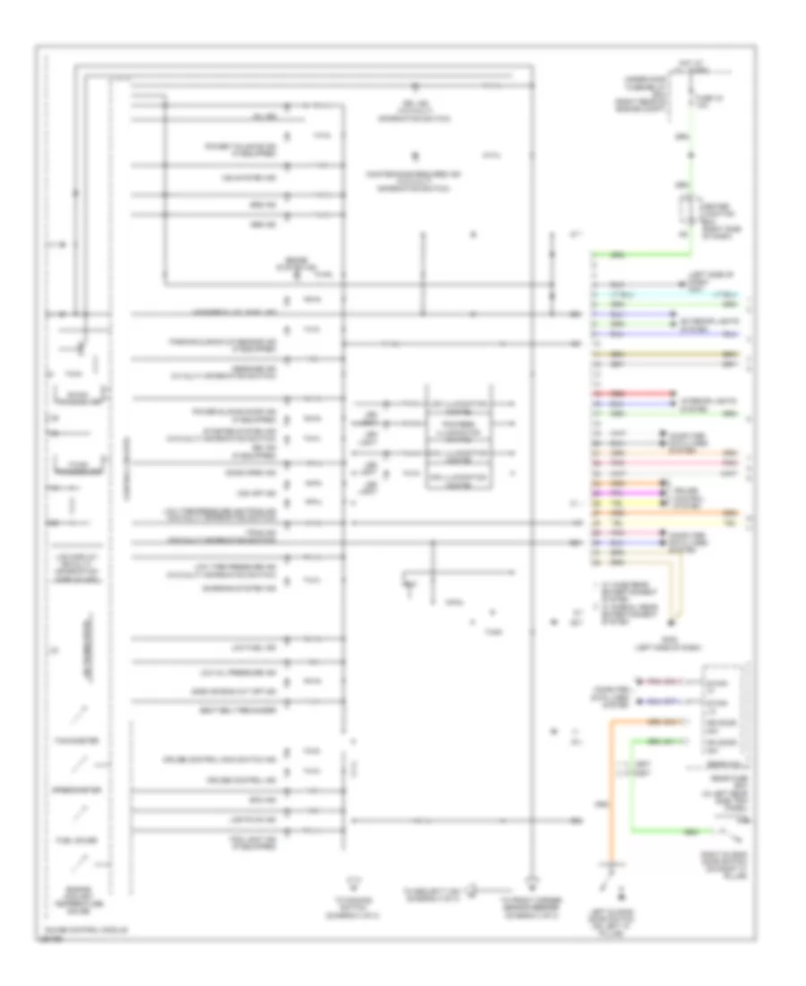 Instrument Cluster Wiring Diagram 1 of 3 for Honda Odyssey LX 2011