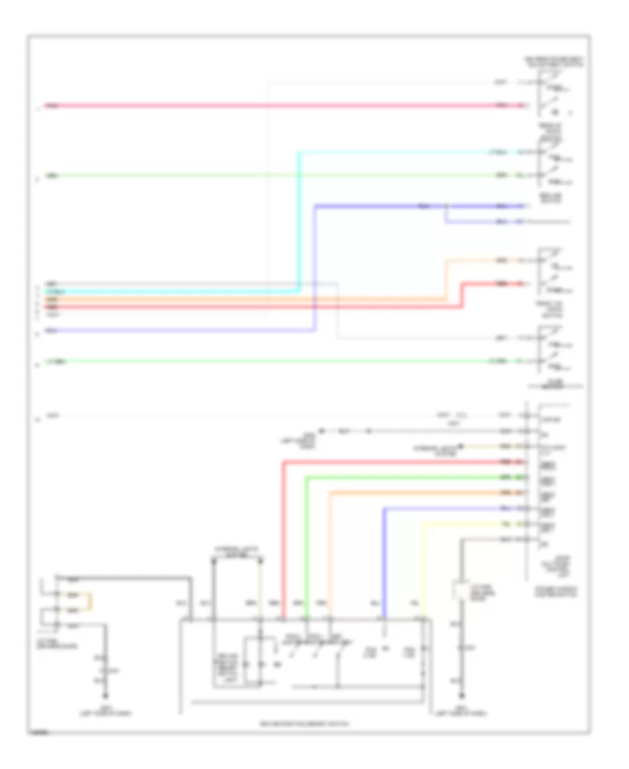 Memory Seat Wiring Diagram (3 of 3) for Honda Odyssey LX 2011