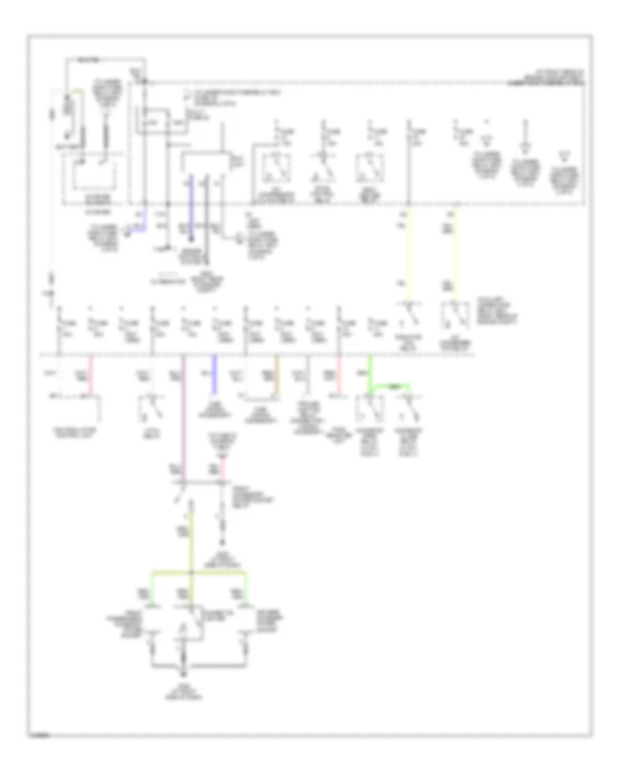 Power Distribution Wiring Diagram 1 of 5 for Honda Ridgeline RT 2006