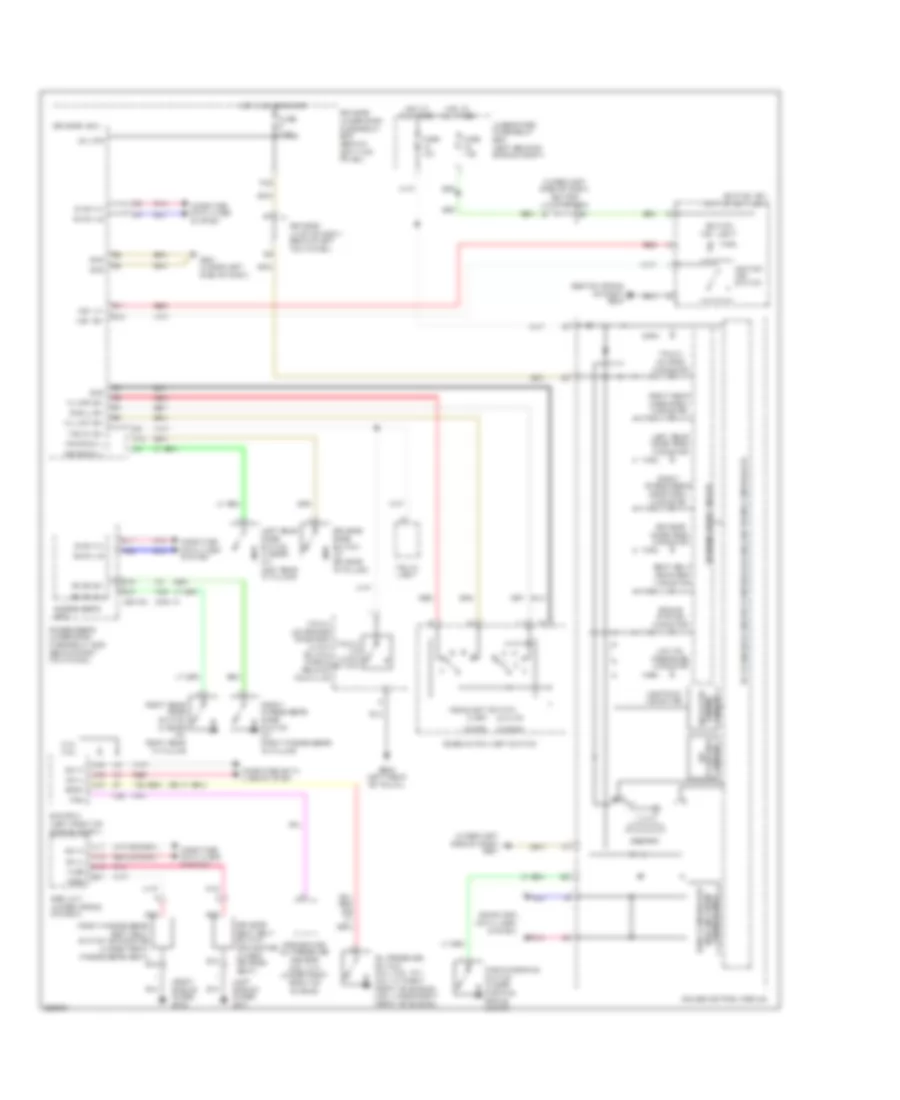 Chime Wiring Diagram for Honda Accord EX 2010