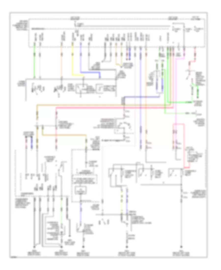 Wiper Washer Wiring Diagram for Honda Accord EX 2010