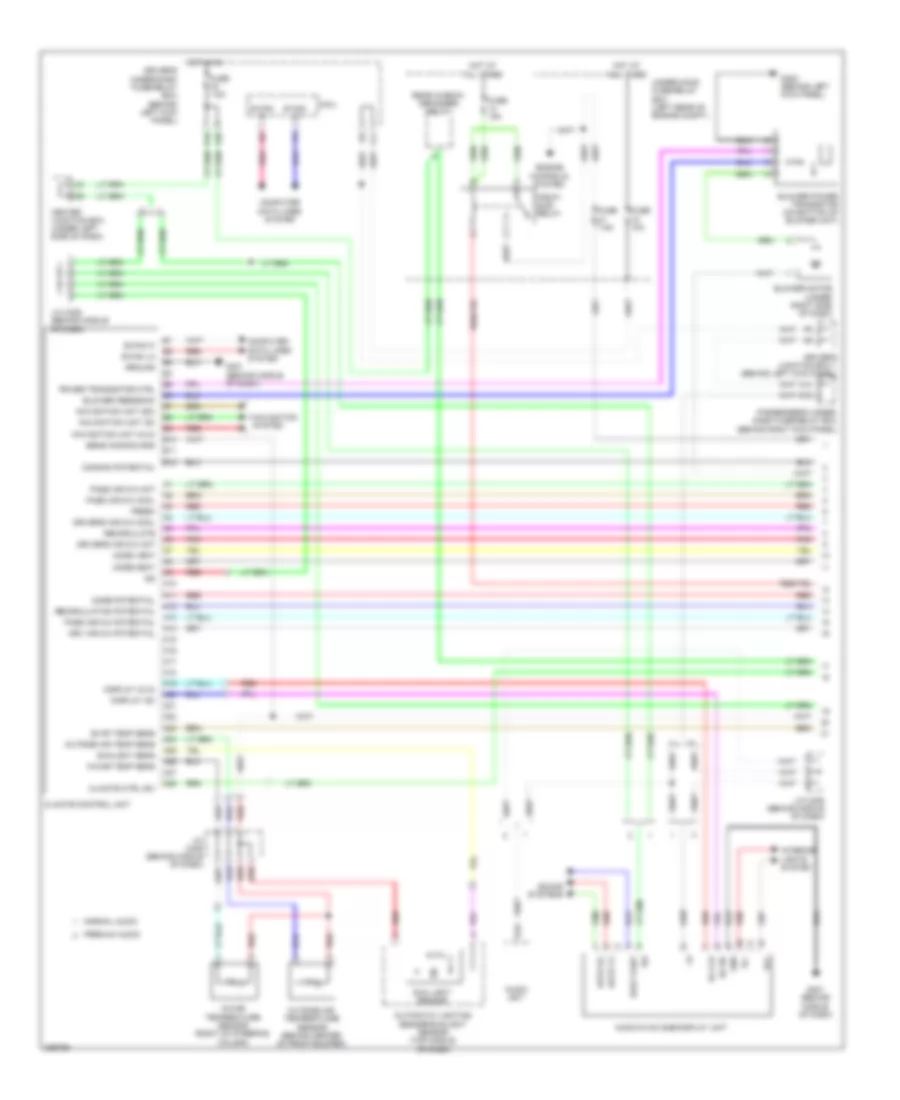 2 4L Automatic A C Wiring Diagram with Navigation 1 of 3 for Honda Accord EX 2010