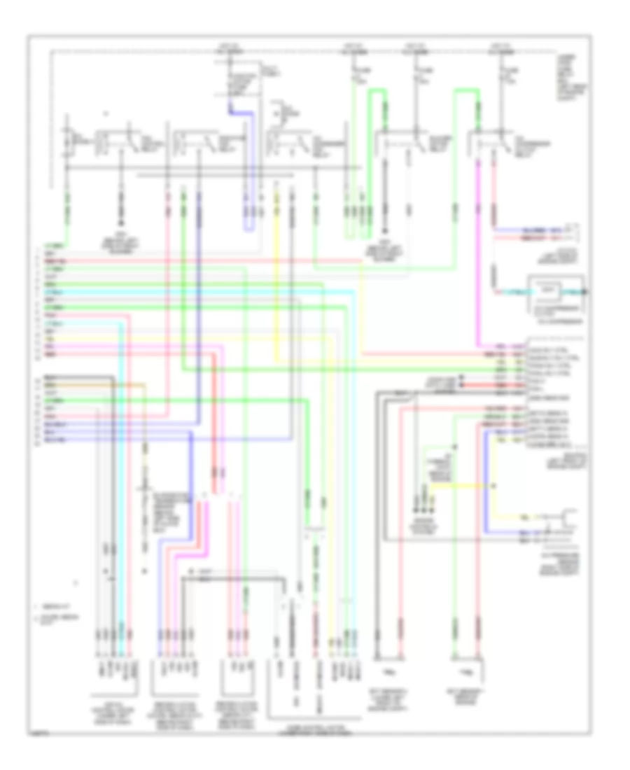 2.4L, Manual AC Wiring Diagram (2 of 2) for Honda Accord EX 2010