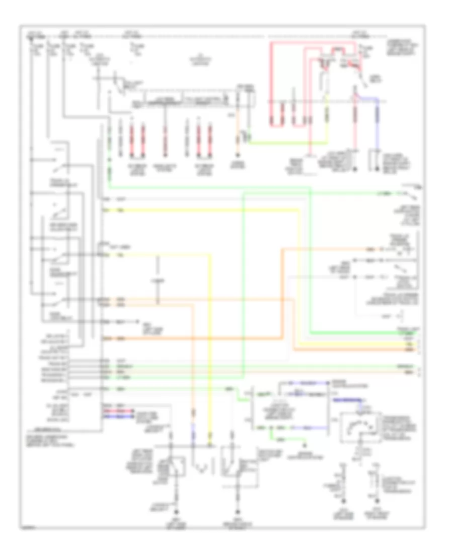 Forced Entry Wiring Diagram 1 of 3 for Honda Accord EX 2010