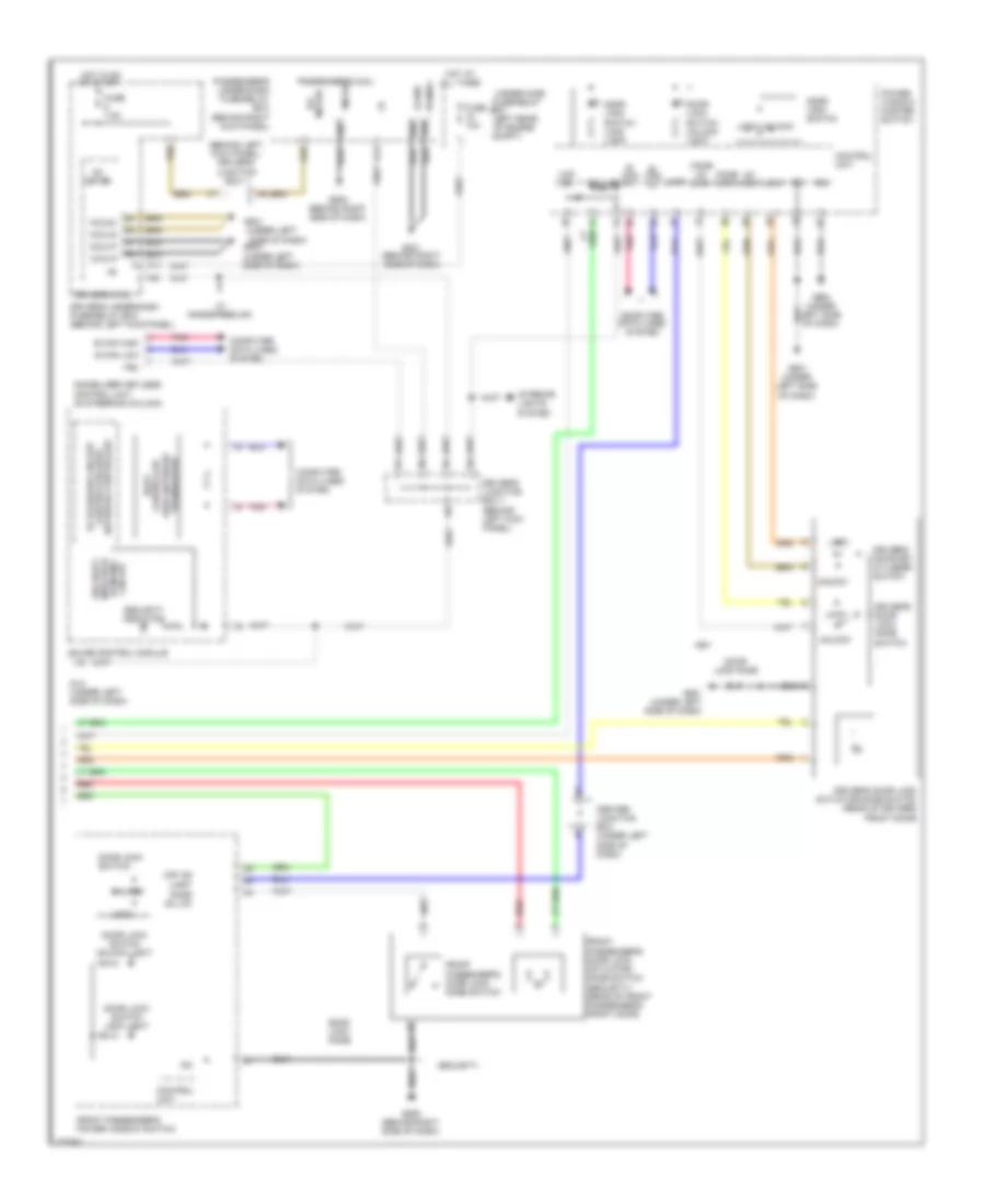 Forced Entry Wiring Diagram 3 of 3 for Honda Accord EX 2010