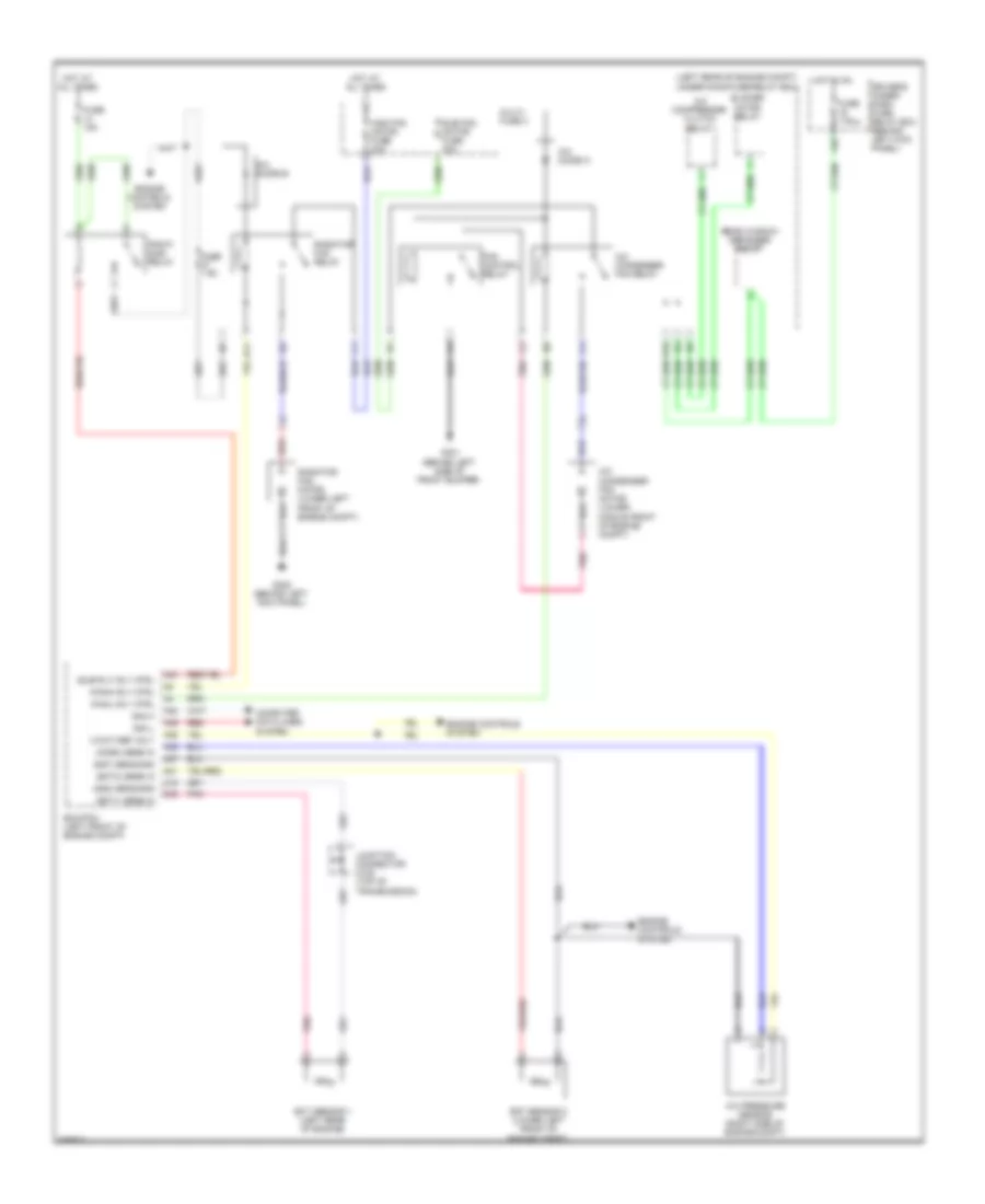 3.5L, Cooling Fan Wiring Diagram for Honda Accord EX 2010