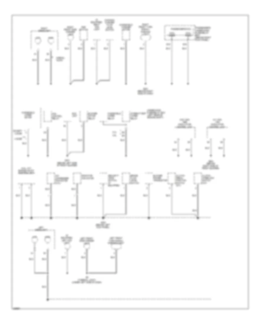 Ground Distribution Wiring Diagram 2 of 5 for Honda Accord EX 2010