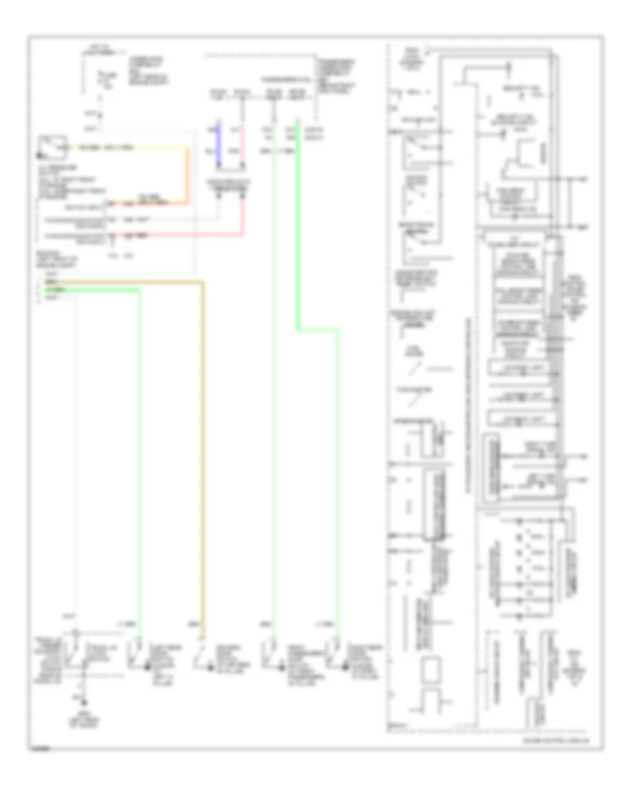 Instrument Cluster Wiring Diagram 2 of 2 for Honda Accord EX 2010