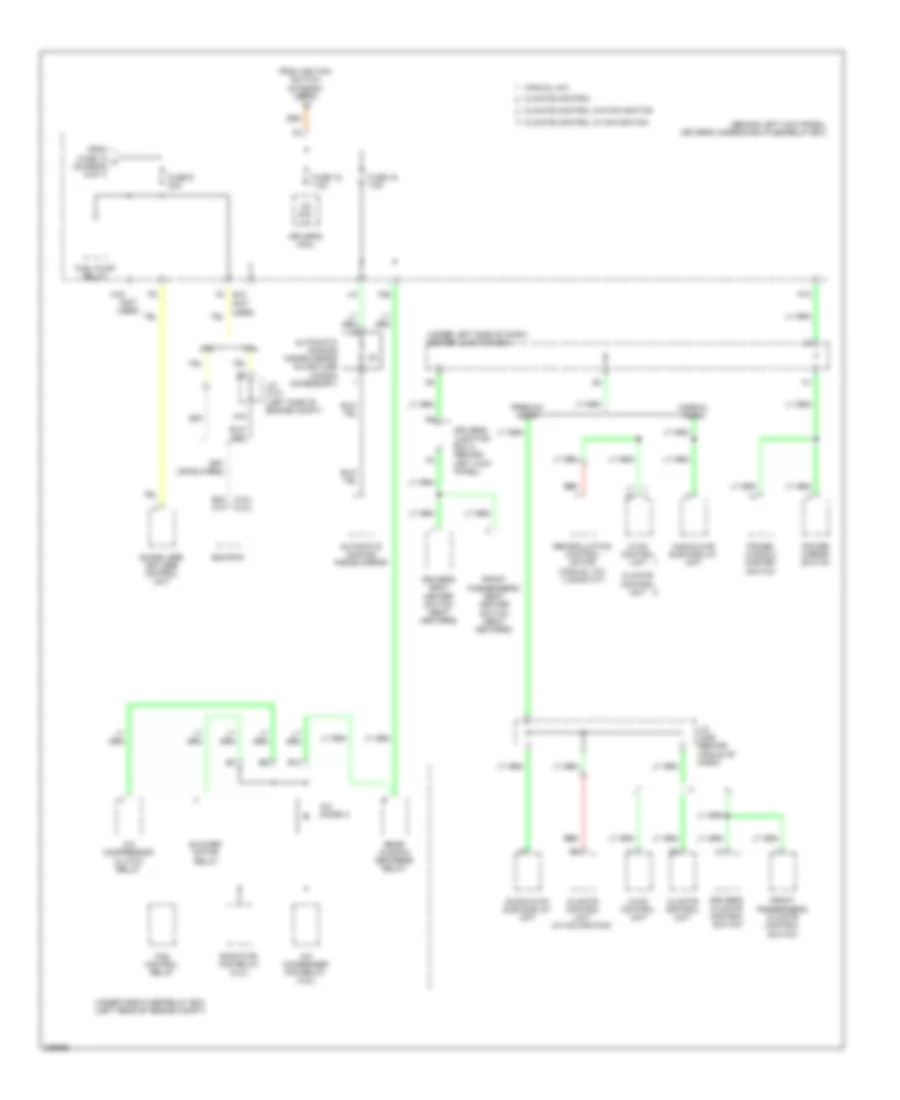 Power Distribution Wiring Diagram (7 of 7) for Honda Accord EX 2010