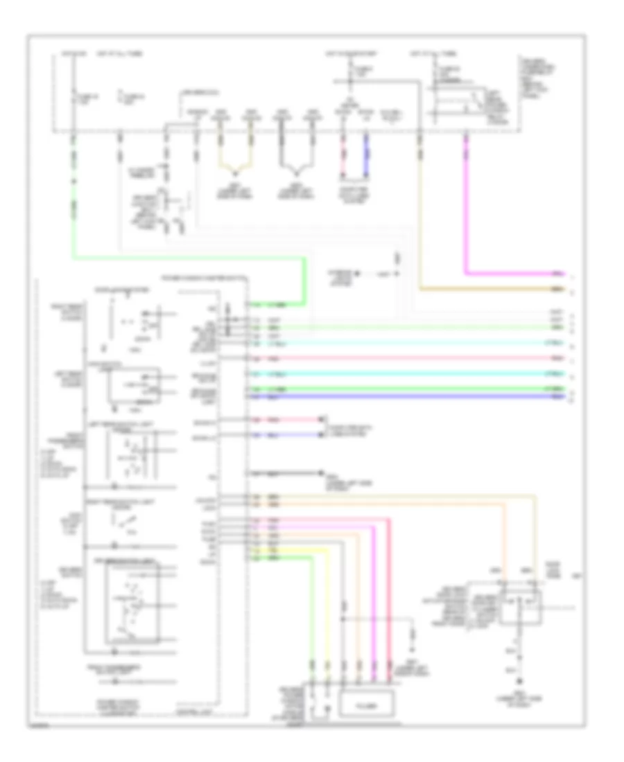 Power Windows Wiring Diagram 1 of 3 for Honda Accord EX 2010