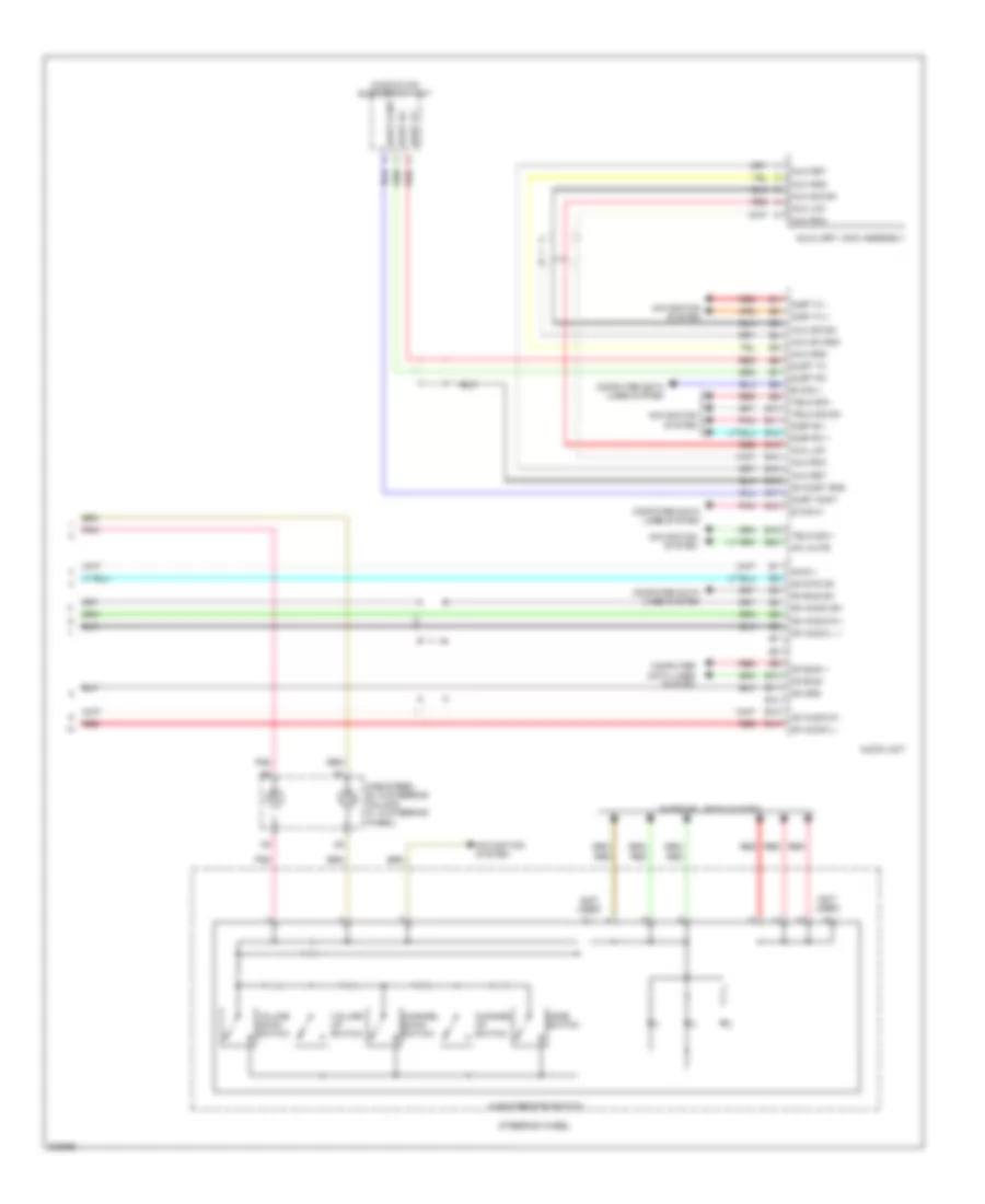 Premium Radio Wiring Diagram, without Navigation (3 of 3) for Honda Accord EX 2010