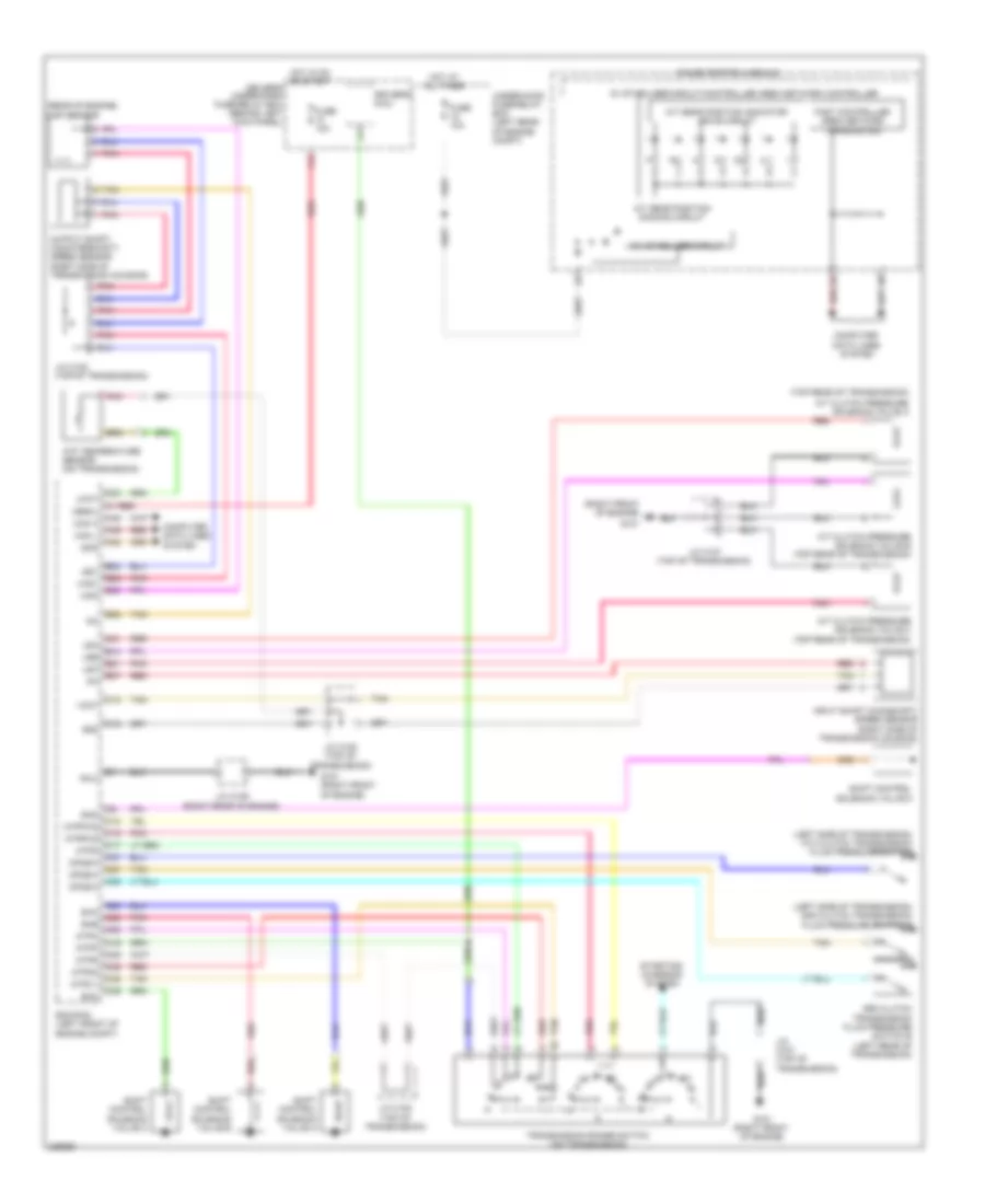 3.5L, Transmission Wiring Diagram for Honda Accord EX 2010