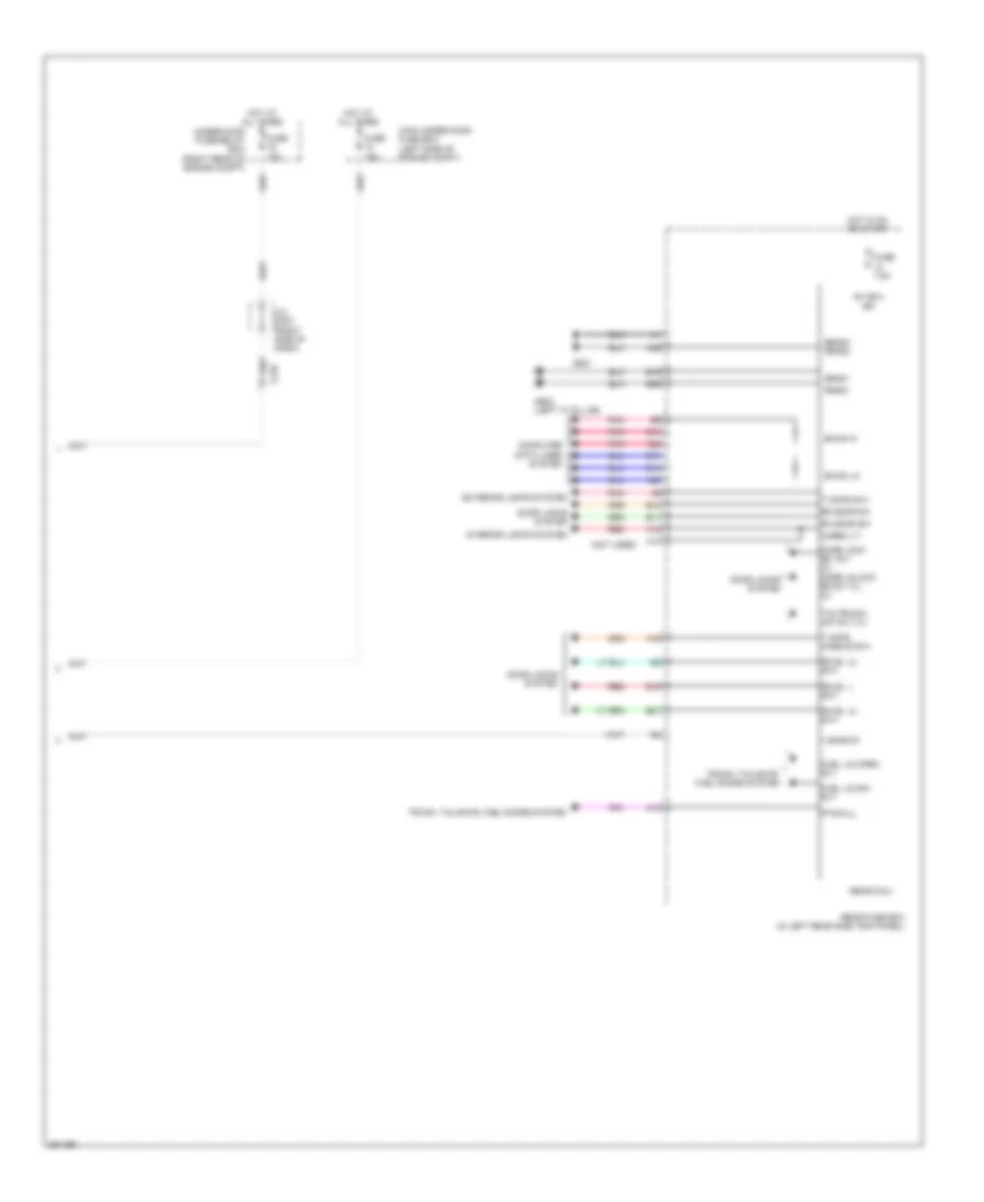 Body Control Modules Wiring Diagram 2 of 2 for Honda Odyssey Touring 2011