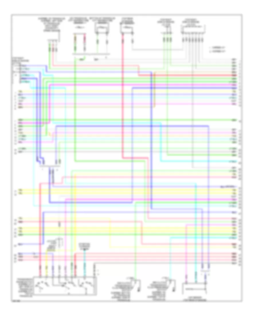 3.5L, Engine Performance Wiring Diagram (5 of 7) for Honda Odyssey Touring 2011