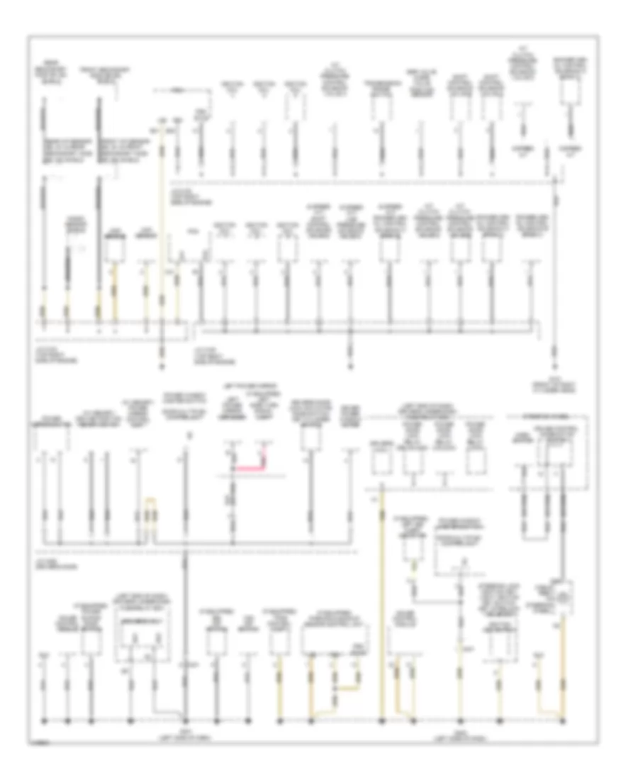 Ground Distribution Wiring Diagram (2 of 4) for Honda Odyssey Touring 2011